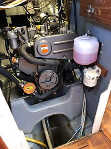 1979 Endeavour 32 Sailboat Yanmar Auxillary Diesel Engine