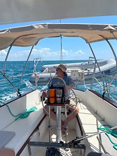 1979 Endeavour 37 Plan-B Sloop Sailboat - Helm