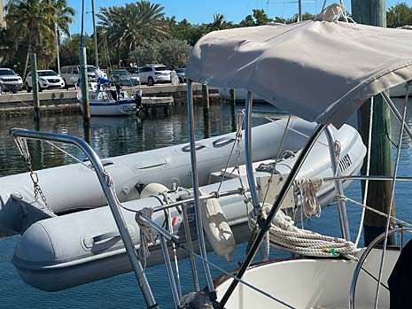 1979 Endeavour 37 Plan-A Sloop - Dinghy and Davits