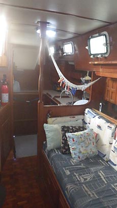 1981 Endeavour 40 Sailboat Galley Area