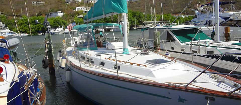 1985 Endeavour 42 Cutter Rigged Sloop Sailboat