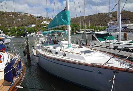 1985 Endeavour 42 Cutter Rigged Sloop Sailboat