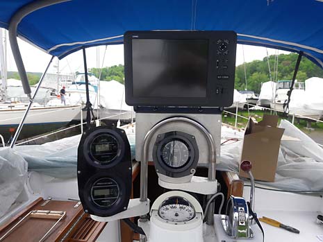 Endeavour 42 Sailboat Helm Electronics