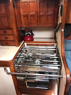 1985 Endeavour 42 Sailboat Galley Stove