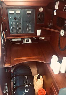 1985 Endeavour 42 Sailboat Nav Station