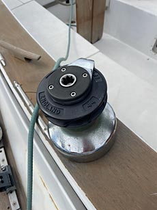 Endeavour 37 Sloop Sailboat lewmar winch