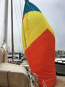 Endeavour 37 Sloop Sailboat Asymetrical Spinaker